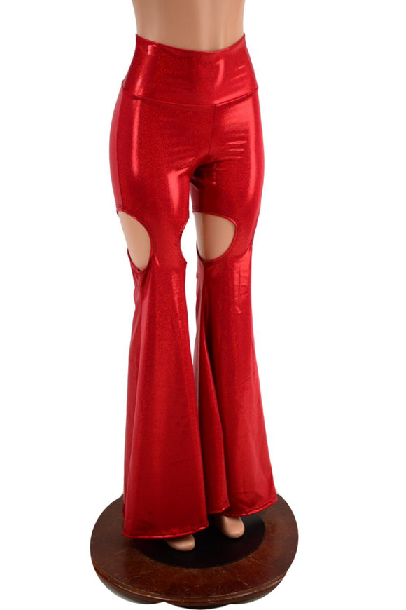 Red Sparkly Jewel GARTER STYLE Solar Flares - Coquetry Clothing