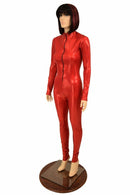 Red Sparkly Jewel "Stella" Catsuit - Coquetry Clothing