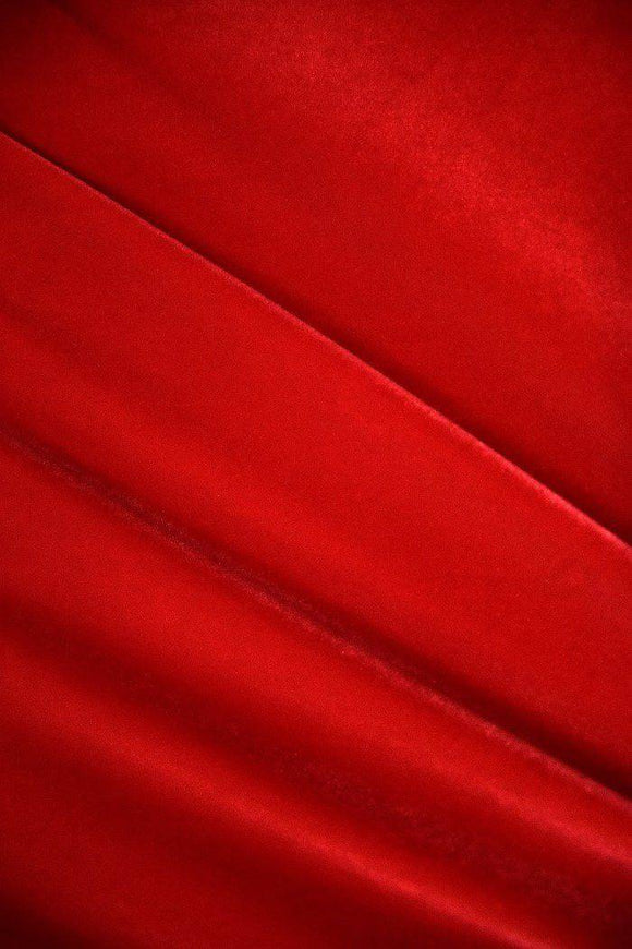 Red Velvet La Muerta Gown - Coquetry Clothing