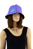 Reversible Bucket Hat in Moonstone and Star Noir - Coquetry Clothing