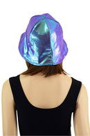 Reversible Bucket Hat in Moonstone and Star Noir - Coquetry Clothing