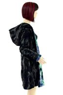 Reversible Double Minky A Line Coat - Coquetry Clothing