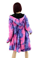 Reversible Double Minky A Line Coat - Coquetry Clothing