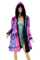 Reversible Double Minky A Line Coat - Coquetry Clothing