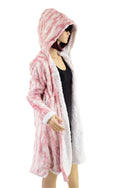 Reversible Double Minky A Line Coat - 4