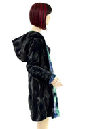 XL Ready to Ship Reversible Double Minky A Line Coat - 6