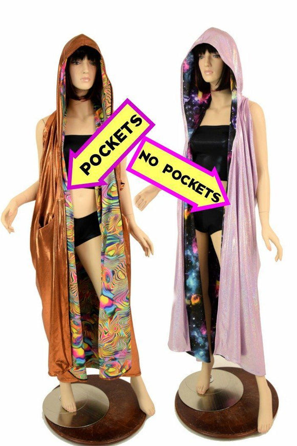 Reversible Hooded Racerback Duster - Coquetry Clothing