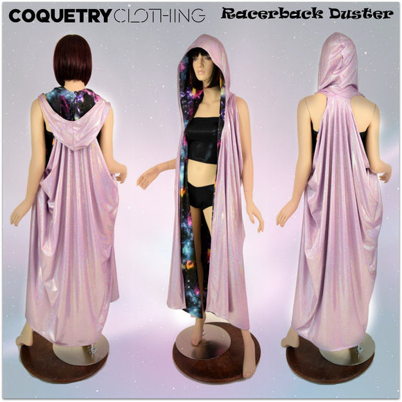 Reversible Hooded Racerback Duster - Coquetry Clothing