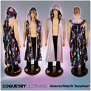 Reversible Hooded Racerback Duster - Coquetry Clothing