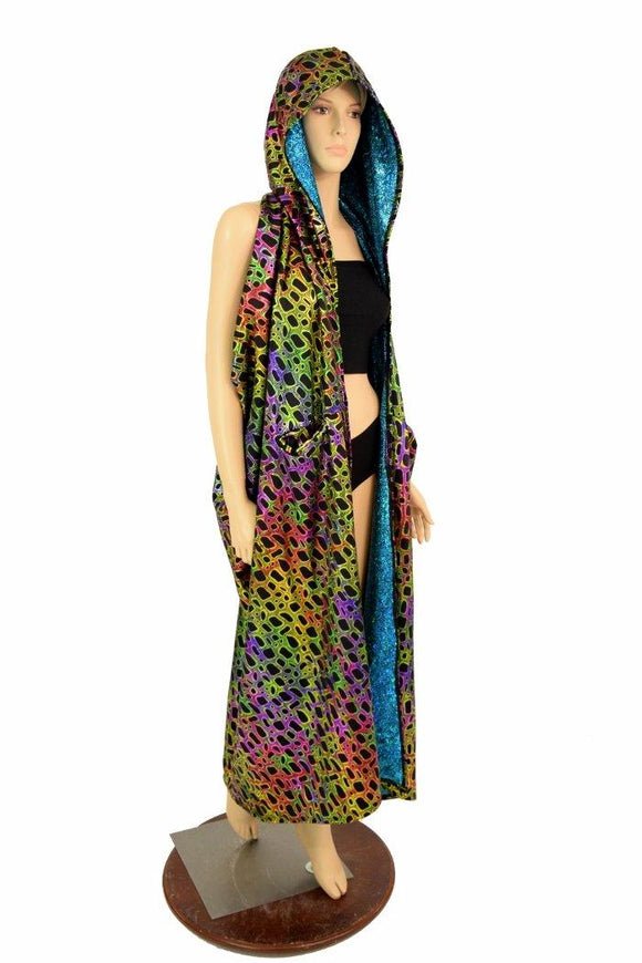 Reversible Hooded Racerback Duster - Coquetry Clothing