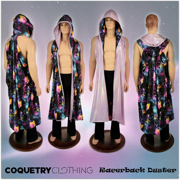 Reversible Hooded Racerback Duster - Coquetry Clothing