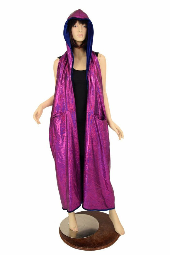 Reversible Hooded Racerback Duster - Coquetry Clothing