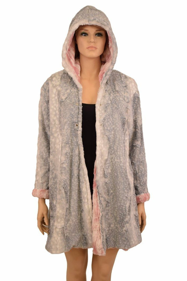 Reversible Minky A Line Coat - 6