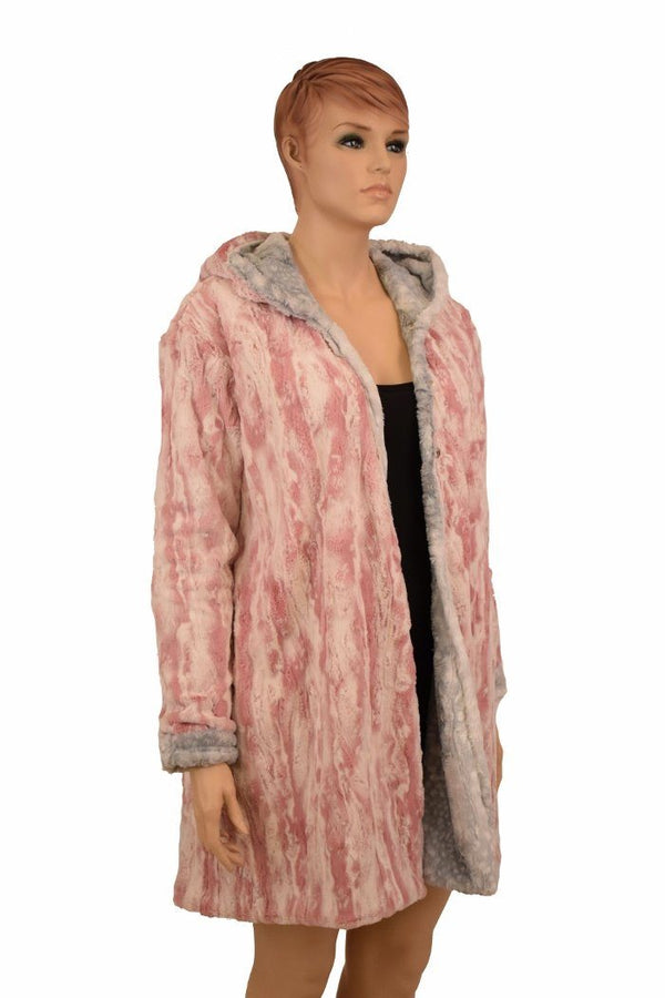 Reversible Minky A Line Coat - 13