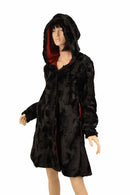 Reversible Minky A Line Coat - Coquetry Clothing