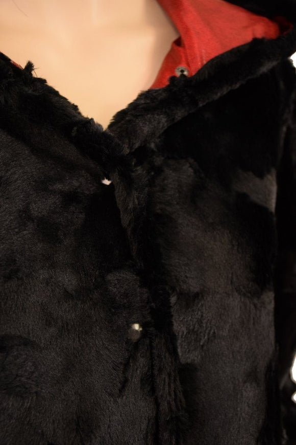 Reversible Minky A Line Coat - Coquetry Clothing