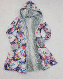 Reversible Minky A Line Coat - Coquetry Clothing