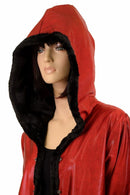 Reversible Minky A Line Coat - Coquetry Clothing