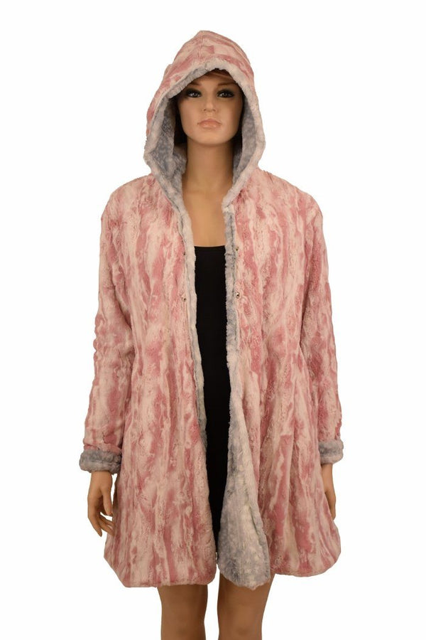 Reversible Minky A Line Coat - 12