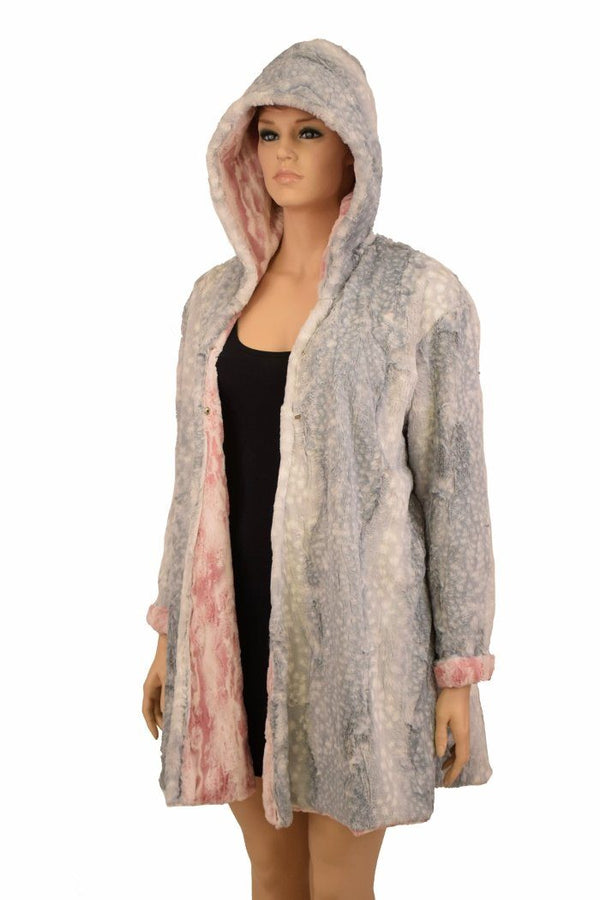 Reversible Minky A Line Coat - 7