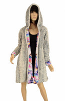 Reversible Minky A Line Coat - Coquetry Clothing