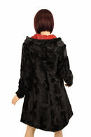 Reversible Minky A Line Coat - Coquetry Clothing