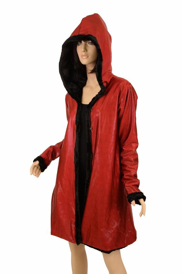 Reversible Minky A Line Coat - 9