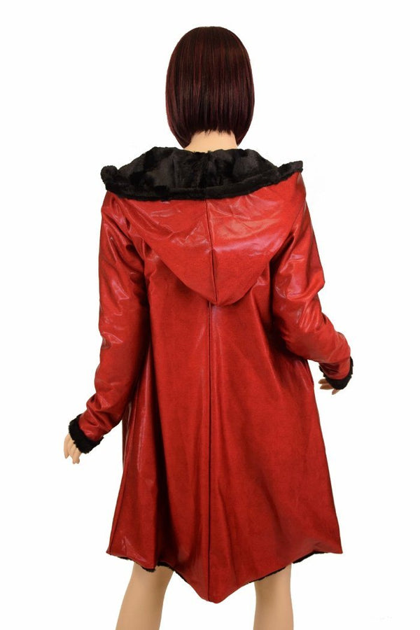 Reversible Minky A Line Coat - 11
