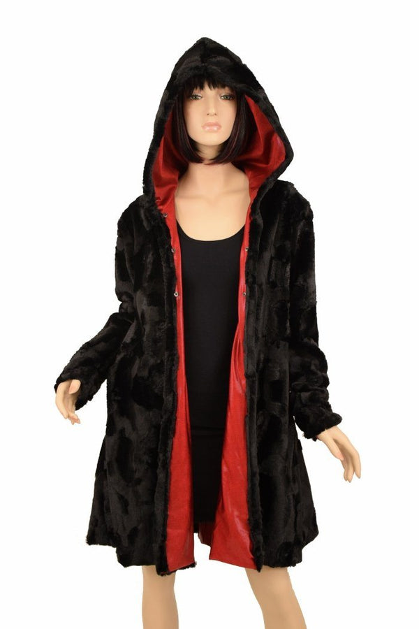 Reversible Minky A Line Coat - 5