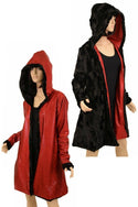 Reversible Minky A Line Coat - 1