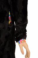 Reversible Minky A Line Coat with Kitty Ears - Coquetry Clothing