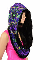Reversible Minky Festival Hood - Coquetry Clothing
