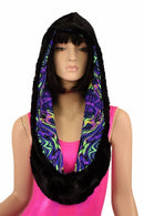 Reversible Minky Festival Hood - Coquetry Clothing
