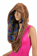 Reversible Minky Festival Hood - Coquetry Clothing