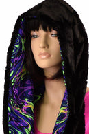 Reversible Minky Festival Hood - Coquetry Clothing
