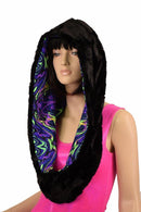 Reversible Minky Festival Hood - Coquetry Clothing