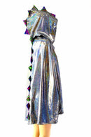 Reversible Spiked Hooded Cape - Coquetry Clothing