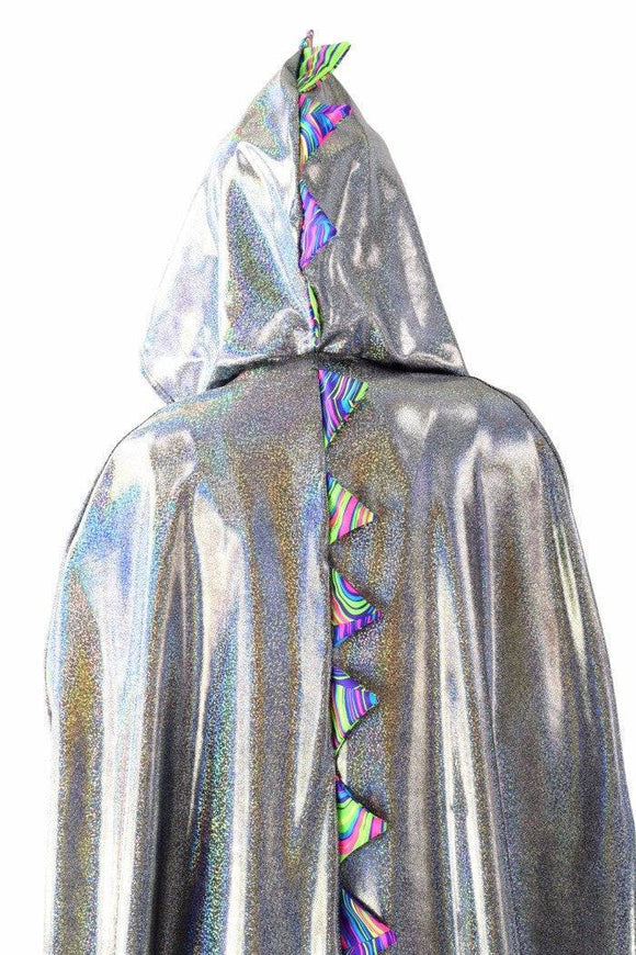 Reversible Spiked Hooded Cape - Coquetry Clothing