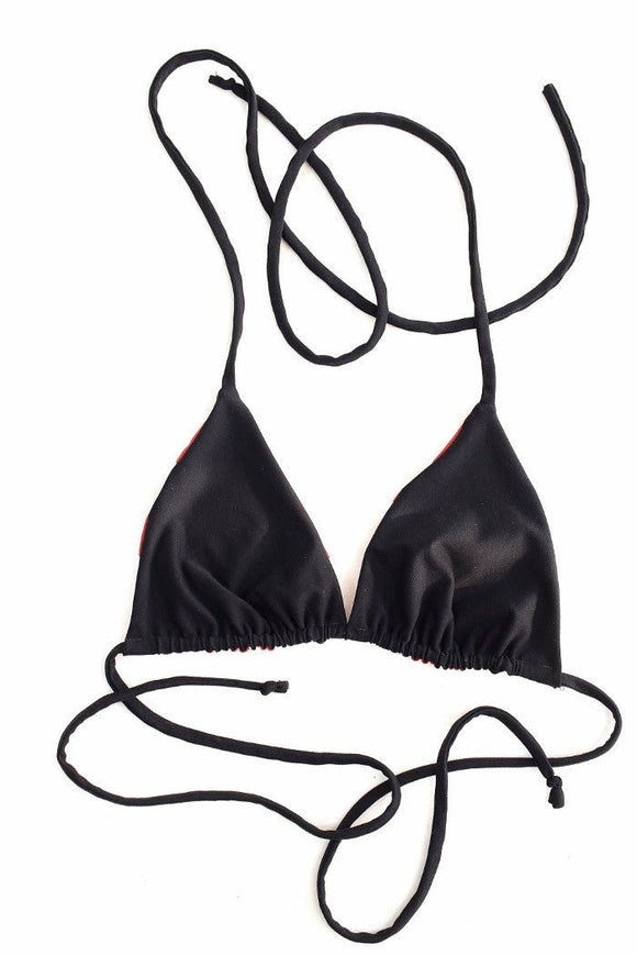 Reversible Triangle Slide Bikini Top - Coquetry Clothing