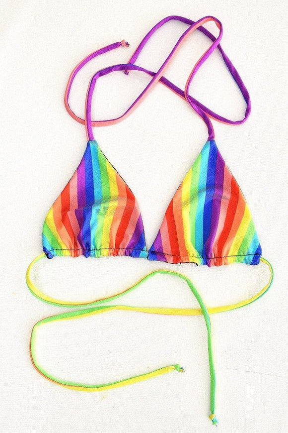 Reversible Triangle Slide Bikini Top - Coquetry Clothing