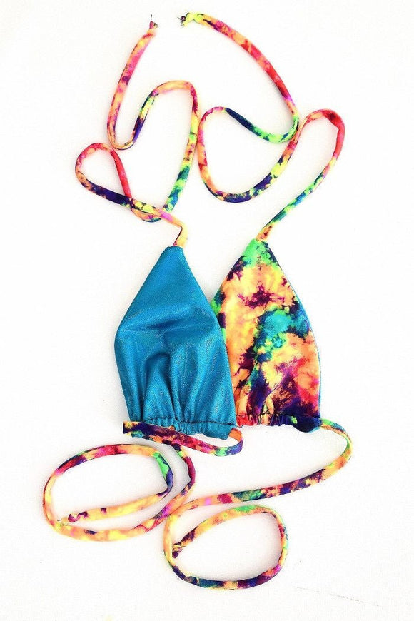Reversible Triangle Slide Bikini Top - Coquetry Clothing