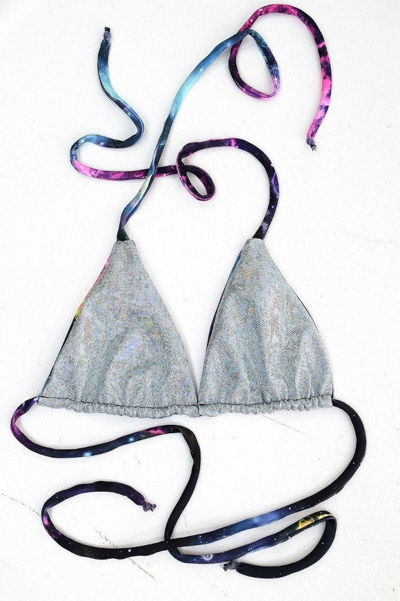 Reversible Triangle Slide Bikini Top - Coquetry Clothing