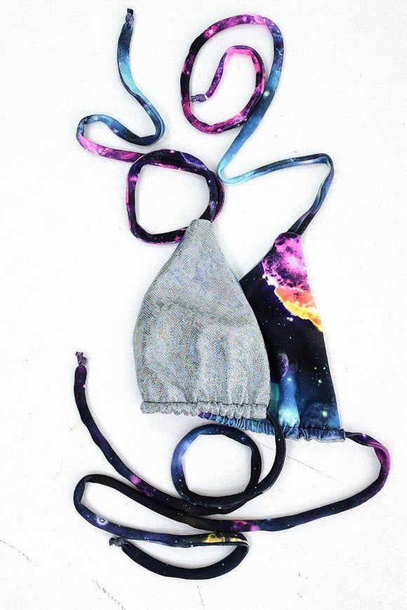 Reversible Triangle Slide Bikini Top - Coquetry Clothing