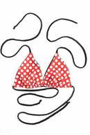 Reversible Triangle Slide Bikini Top - Coquetry Clothing