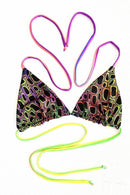 Reversible Triangle Slide Bikini Top - Coquetry Clothing