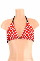 Reversible Triangle Slide Bikini Top - Coquetry Clothing
