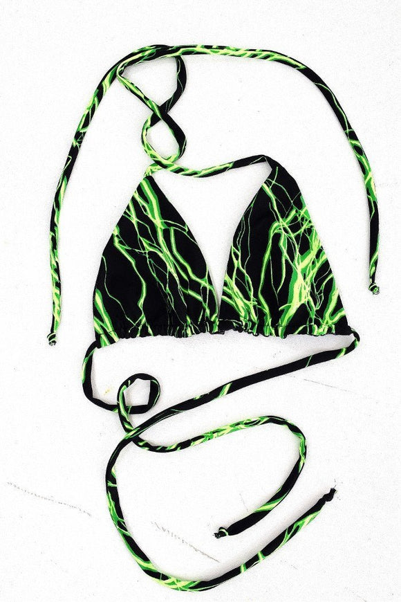 Reversible Triangle Slide Bikini Top - Coquetry Clothing