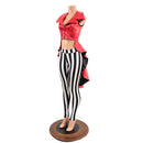 Reversible Tuxedo Tail Cropped Pirate Jacket - Coquetry Clothing