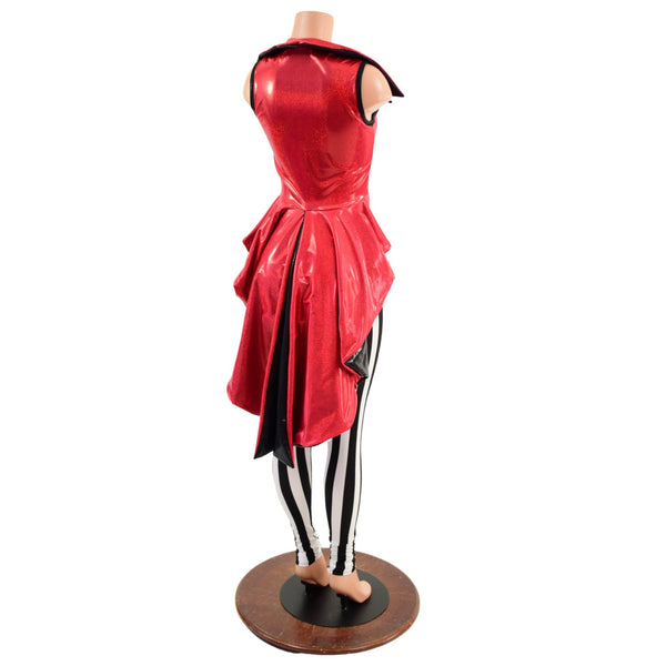 Reversible Tuxedo Tail Cropped Pirate Jacket - 4