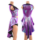 Reversible Tuxedo Tail Sleeveless Zipper Front Crop Jacket (Shorts sold separately) - Coquetry Clothing